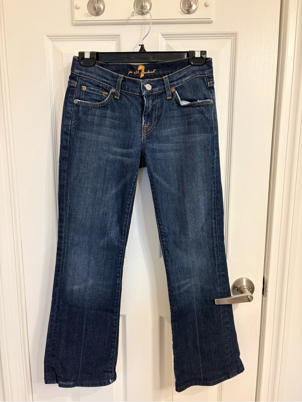 7 For All Mankind Dark Indigo Bootcut Jeans
